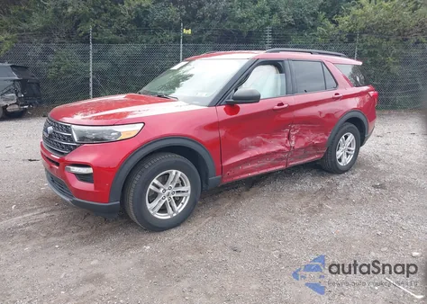 2021 Ford Explorer Xlt из США, поврежденный, VIN 1FMSK8DHXMGA01361